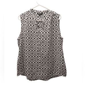 Original Nicole Miller Sleeveless Blouse for women sz XXL